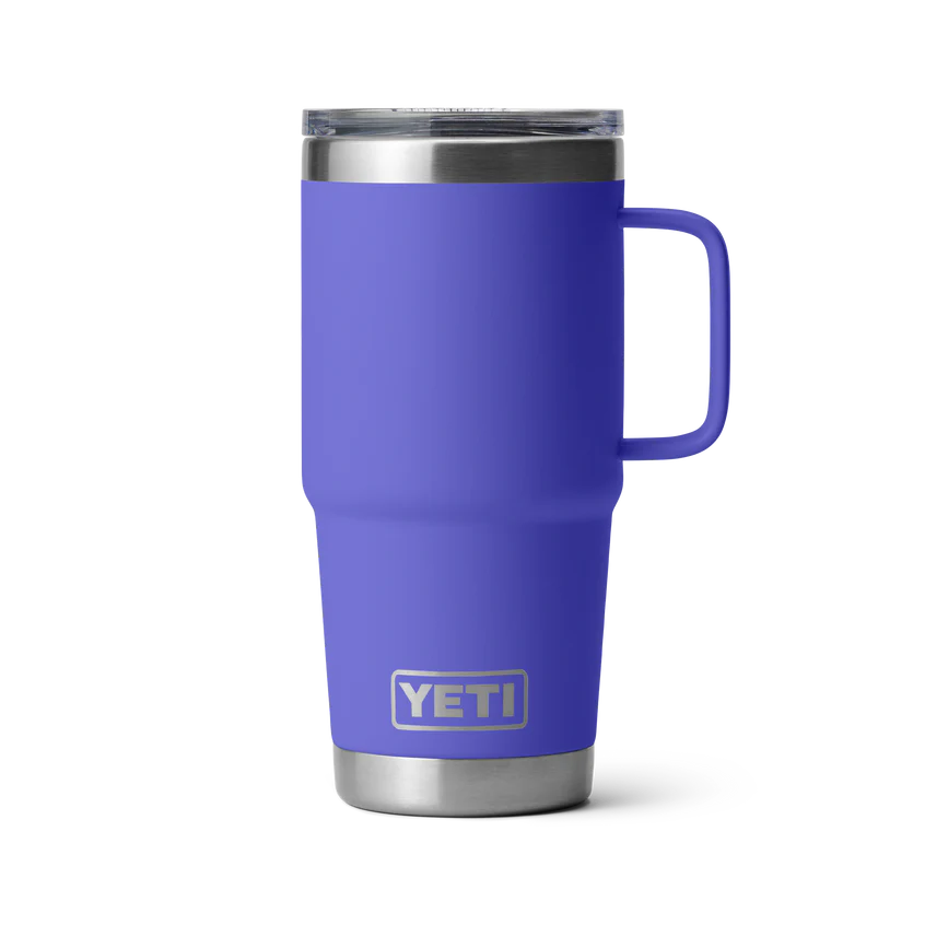 Yeti Rambler 20 oz Travel Mug Stronghold Lid Ultramarine Violet