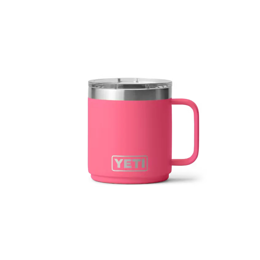 Yeti 10 oz mug durasip ceramic lining tropical pink