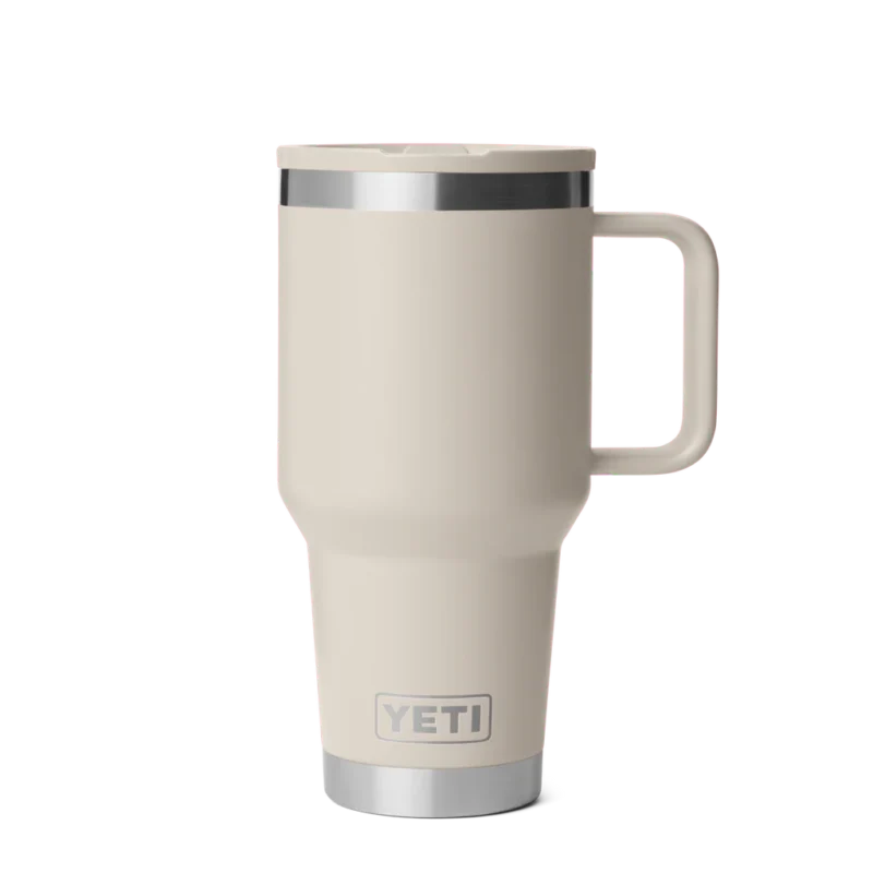 Yeti Rambler 30 oz travel straw mug cape taupe