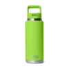Yeti Rambler 36 oz Straw Bottle with straw cap Venom
