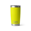 Yeti Rambler 20 oz Tumbler w/ Magslider lid Firefly Yellow
