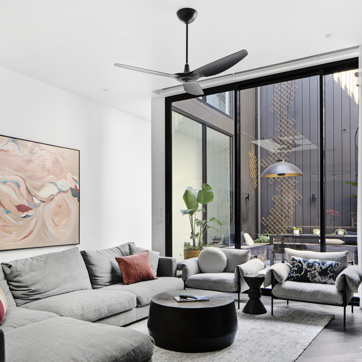 Big Ass Fans Haiku I Universal Mount Black