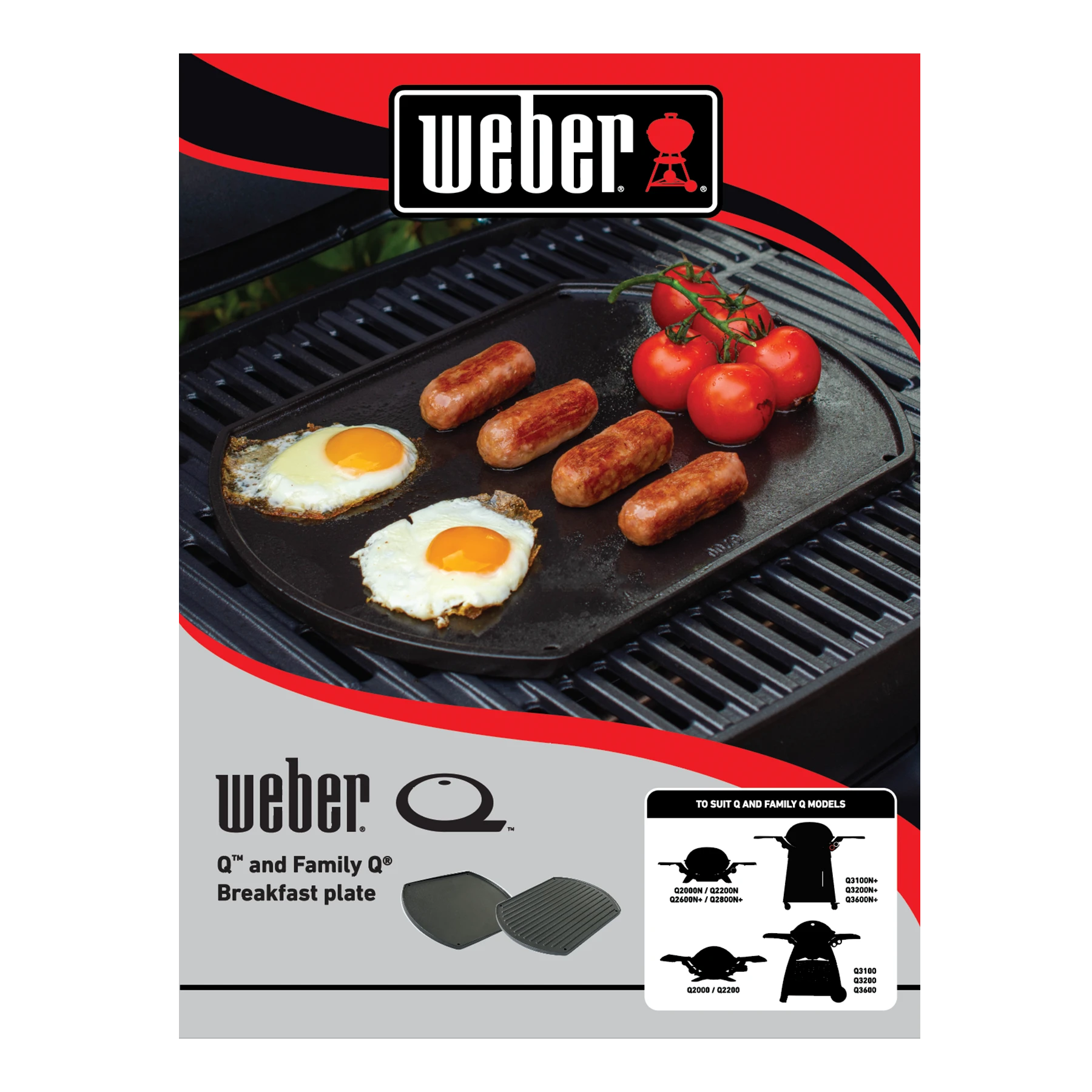 Weber Q & Family Q Breakfast Plate 1500328