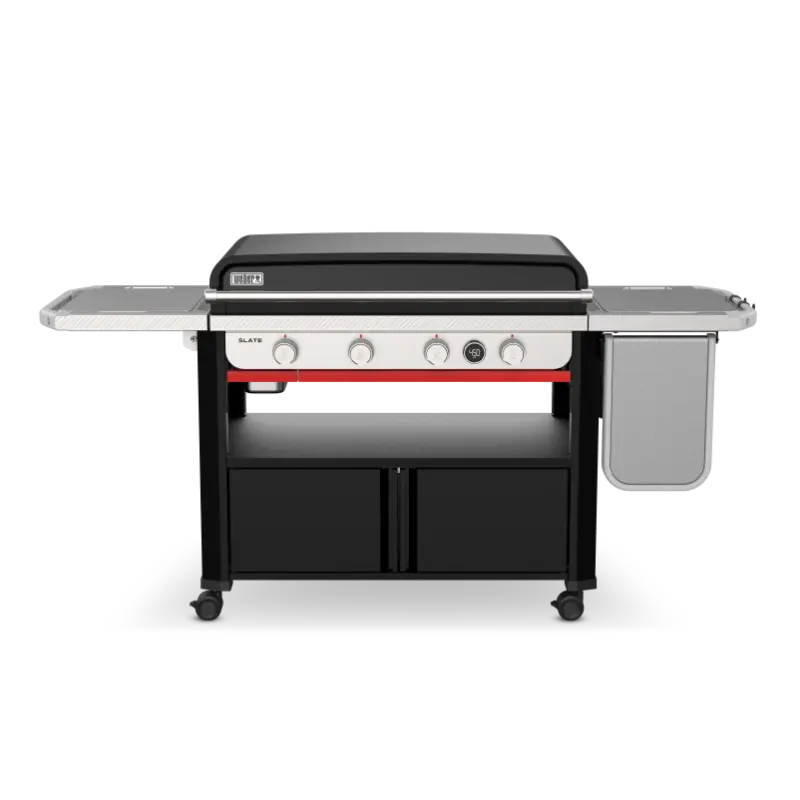 Weber - Slate Premium Griddle 36" 4 Burner - LP - Black