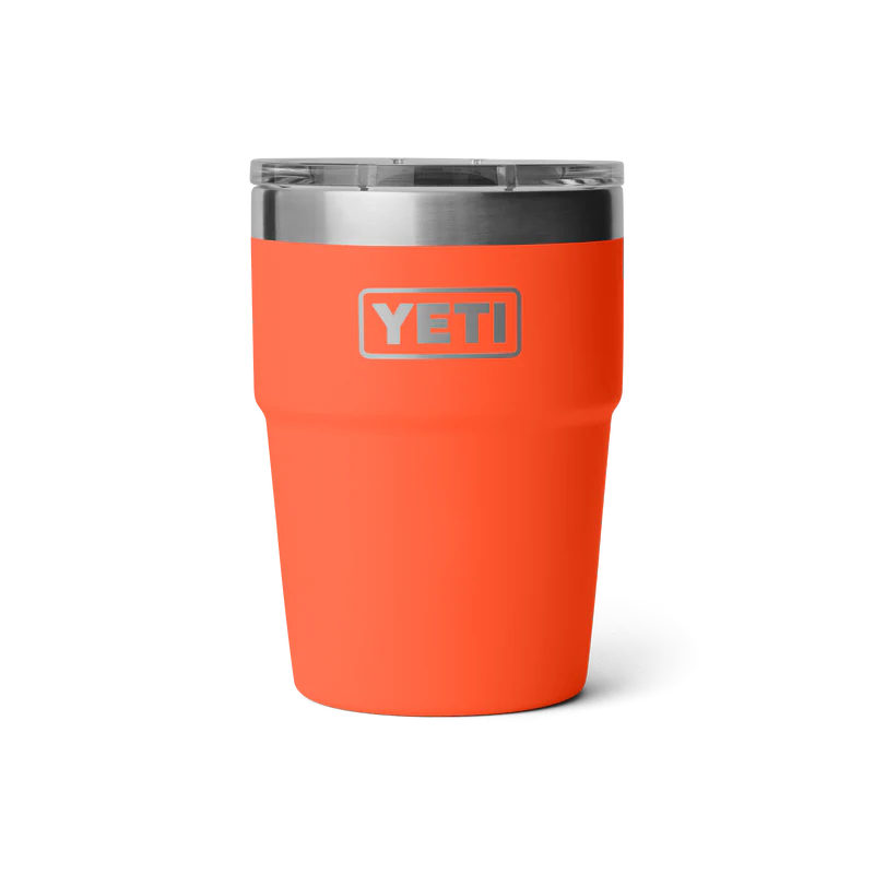 Yeti Rambler 16 oz Stackable Tumbler MS Papaya
