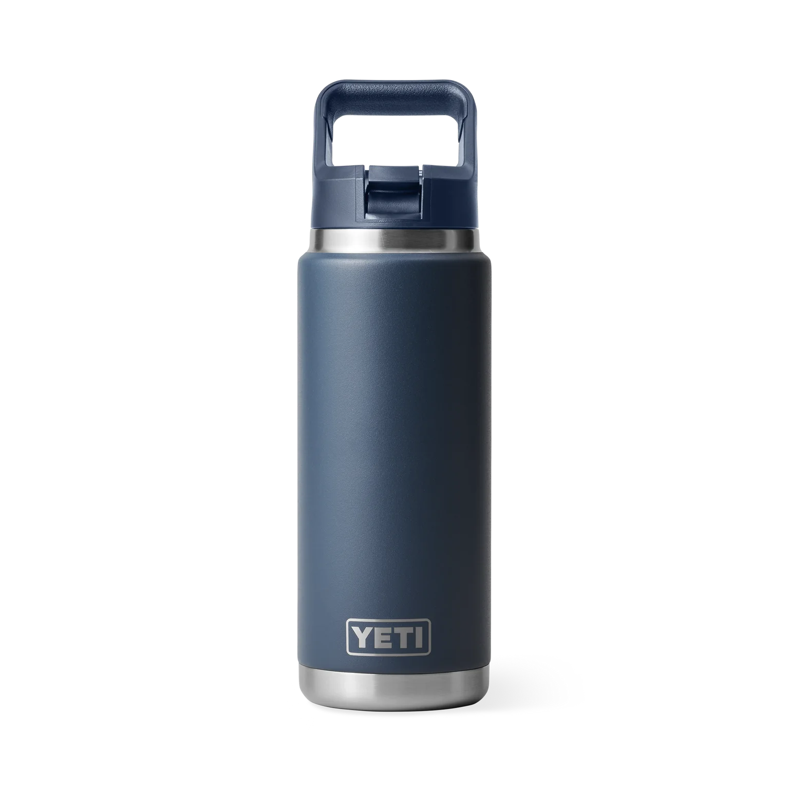 Yeti Rambler 26 oz Bottle with Straw Cap Navy