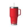 Yeti Rambler 35 oz Straw Mug Rescue Red