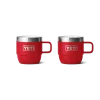 Yeti Rambler 6 oz Stackable Cups 2 Pack Red