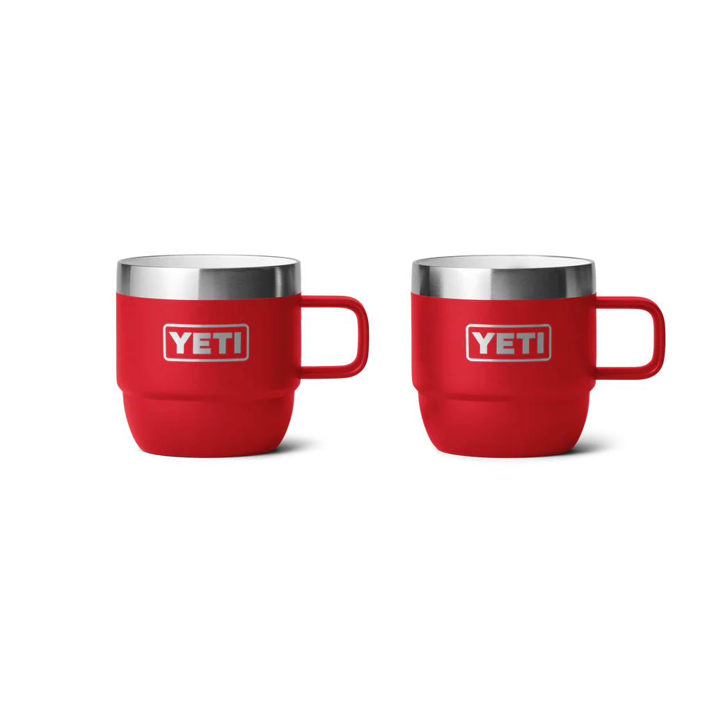 Yeti Rambler 6 oz Stackable Cups 2 Pack Red
