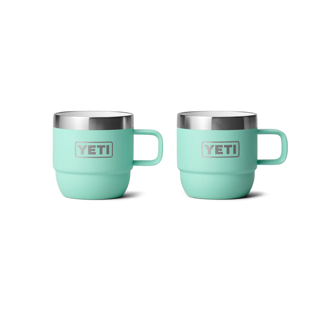 Yeti Rambler 6 oz Stackable Mug 2 Pack Seafoam