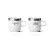 Yeti Rambler 6 oz stackable mugs 2 pack White