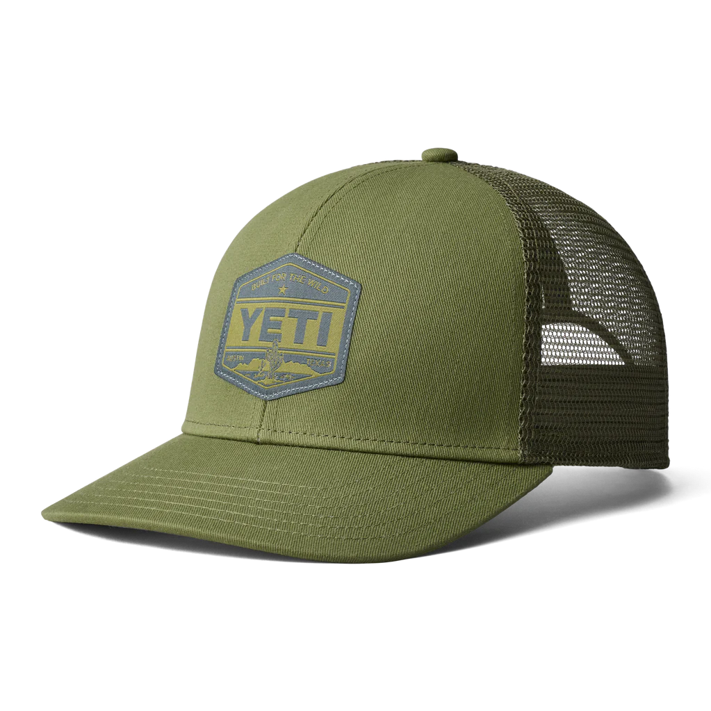 Yeti Trucker Hat Dark Moss