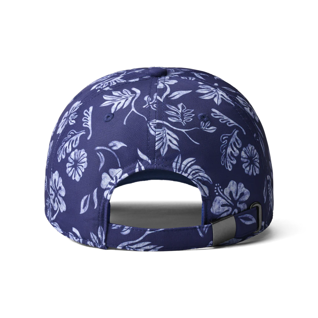 Yeti Baseball Cap Floral Print Navy