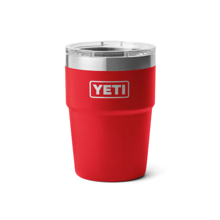 Yeti Rambler 16 oz Pint Stackable Cup Rescue Red