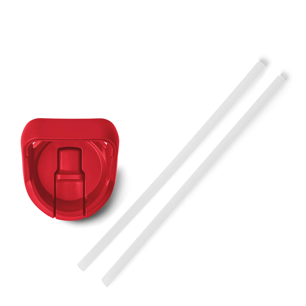 Yeti Rambler Straw Cap Rescue Red