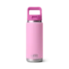 Yeti - Rambler - 26 OZ Bottle with Straw Cap - 760 ml - Power Pink / Wildflower Fuschia