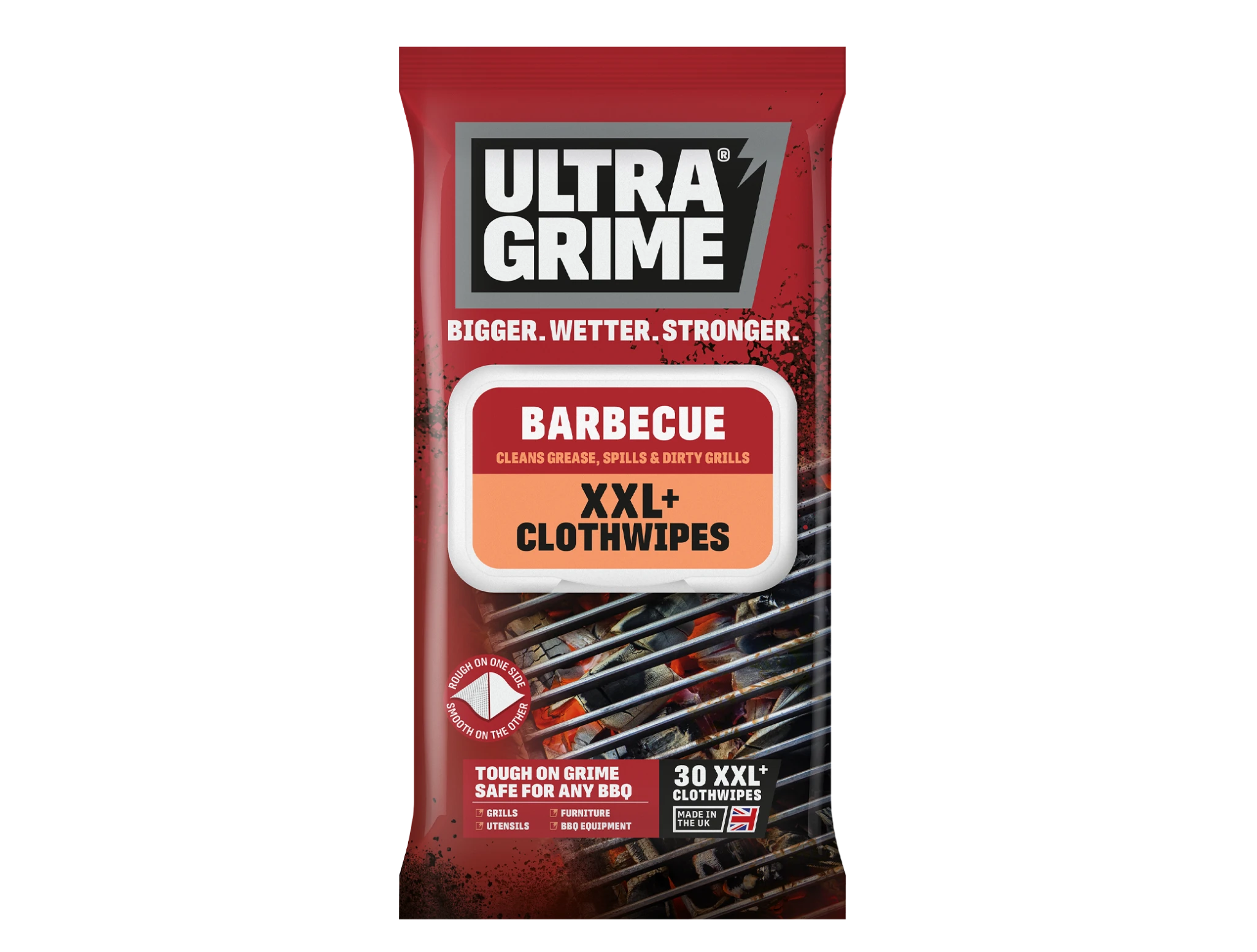 Ultragrime Life BBQ Clothwipes 30 pack