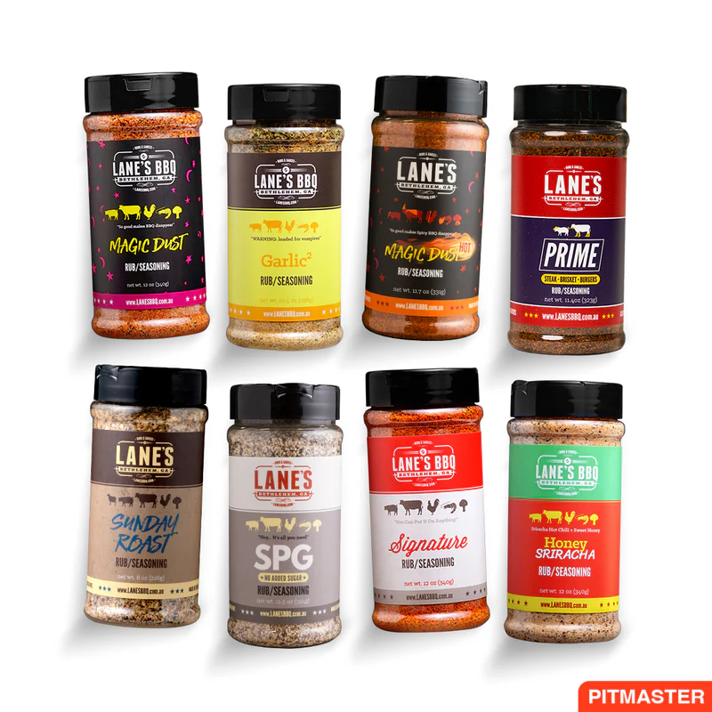 Lanes BBQ - The Best Seller Rub Set