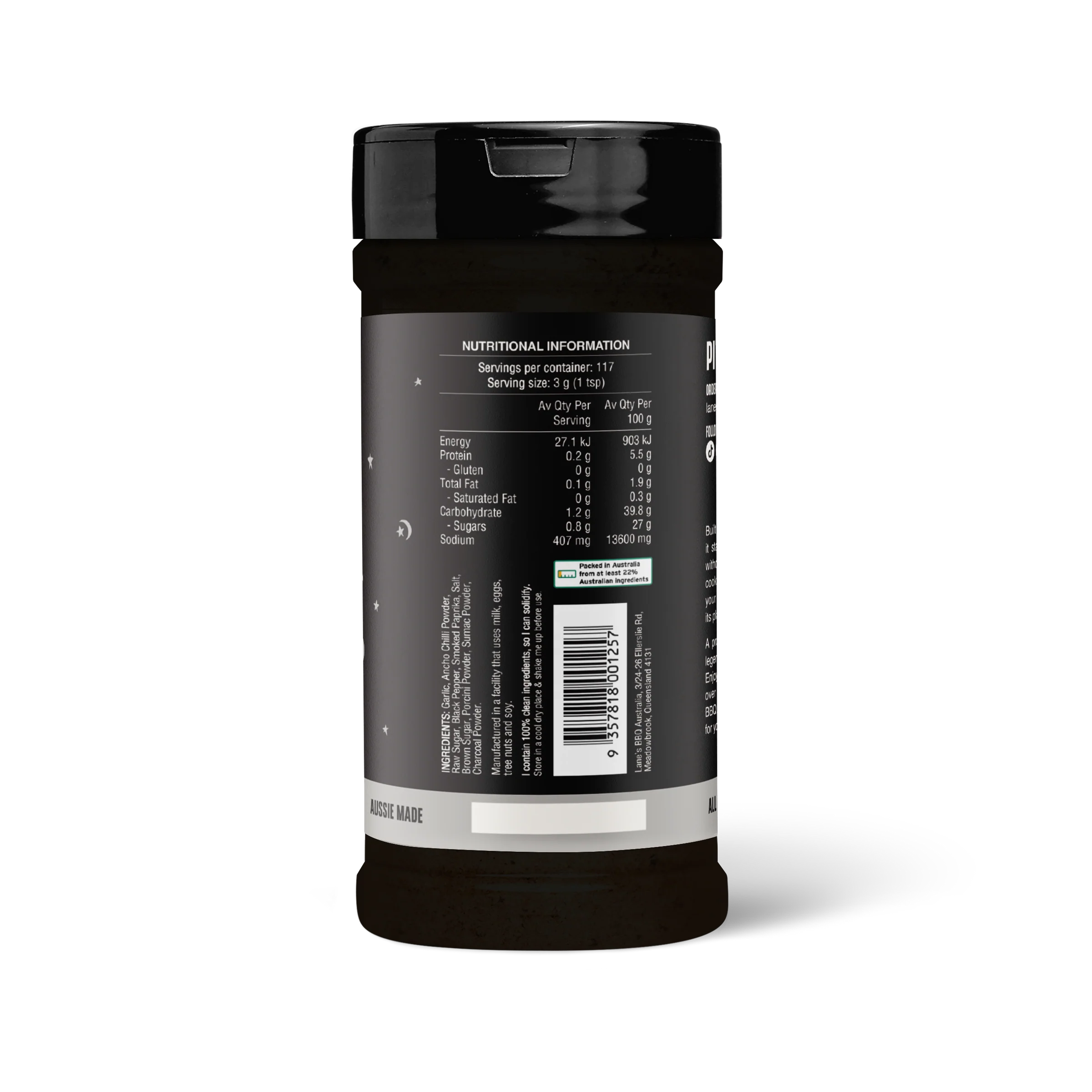 Lanes BBQ Black Magic Rub