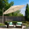 Shelta Lynden 330cm Cantilever umbrella sandstone