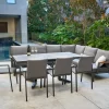 Melton Craft Torquay pop-up extension table & Bronte Chairs