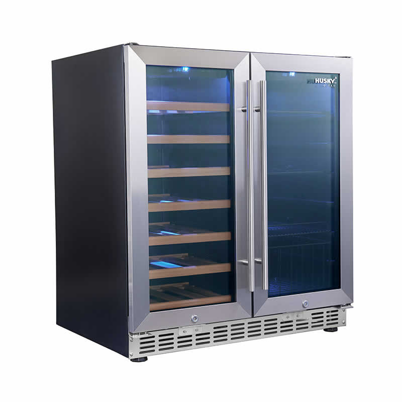 Husky - Double Door Wine Fridge & Drinks Chiller