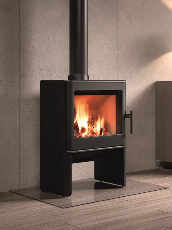 Hergom - Wood Heater - E-40 F/S - 180m2 - Includes Heat Shield