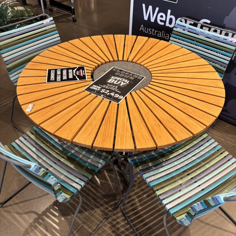 Houe Circle Table & Click 5 Piece Dining - Floor Stock