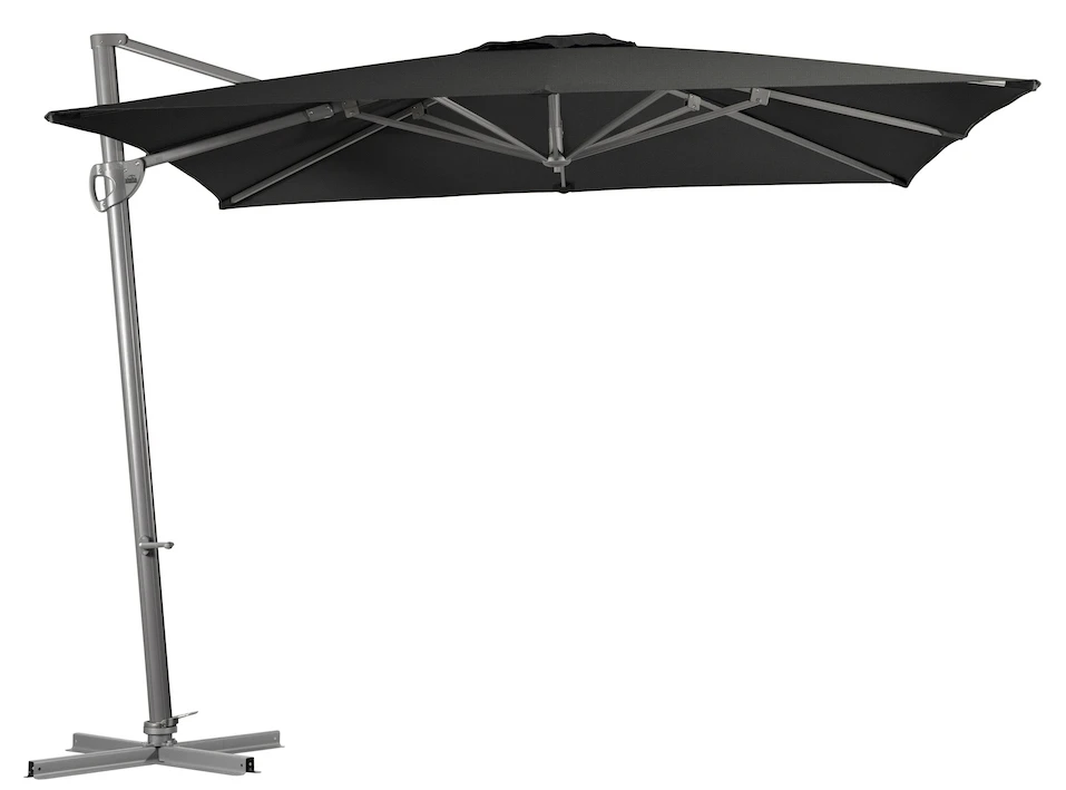 Shelta Lynden 280cm Square Cantilever Umbrella Charcoal