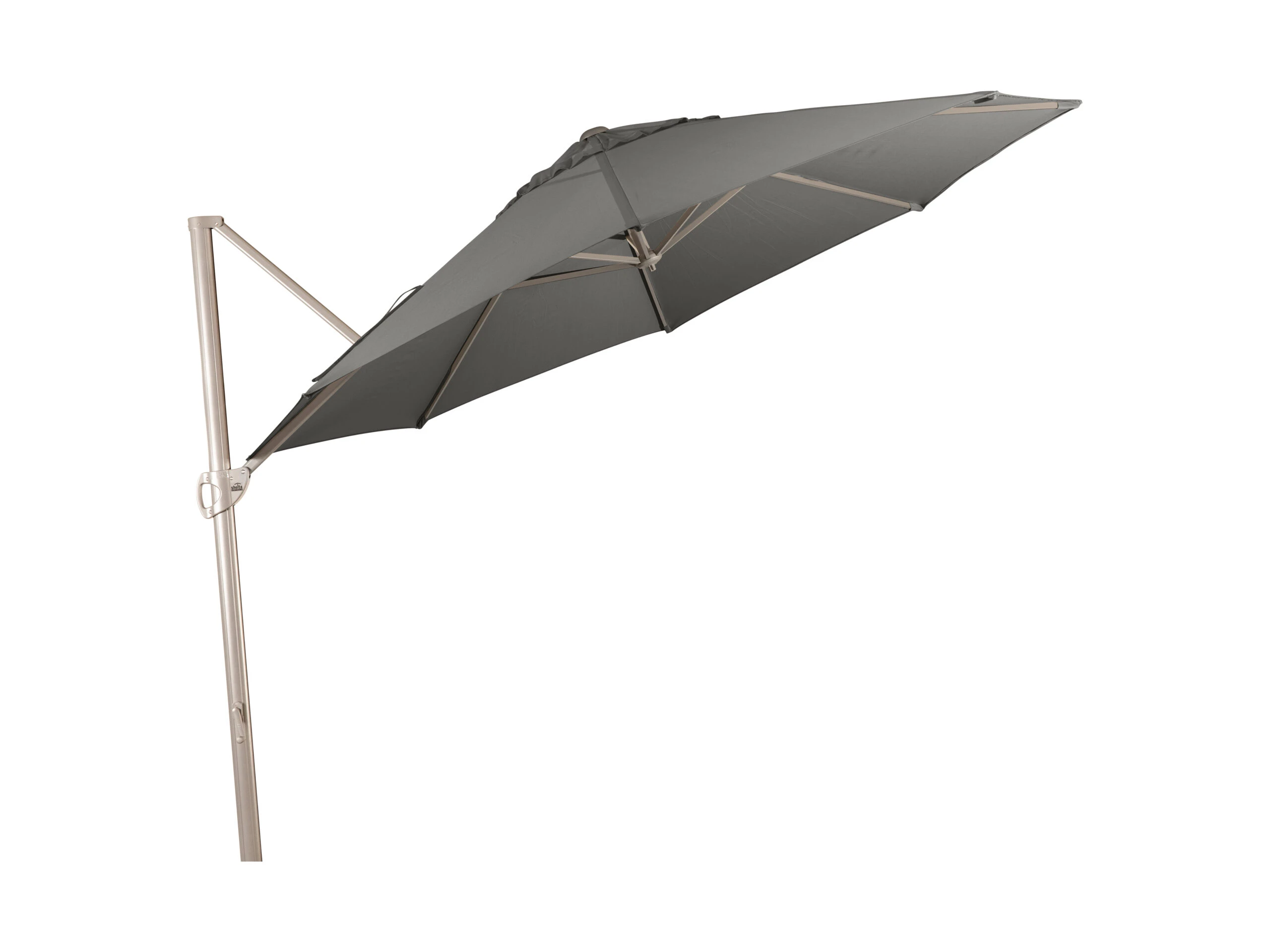 Shelta Lynden 330cm Octagonal Cantilever Umbrella Charcoal
