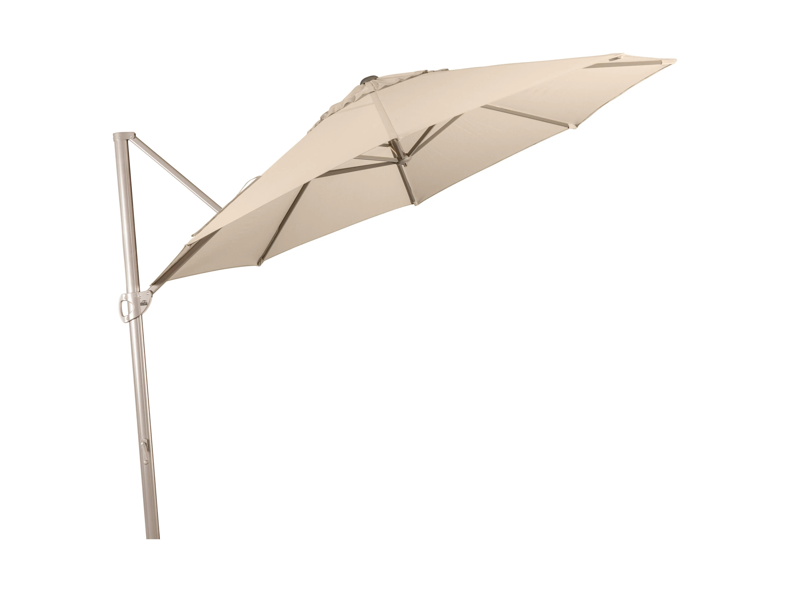 Shelta Lynden 330cm Octagonal Cantilever Umbrella Sandstone