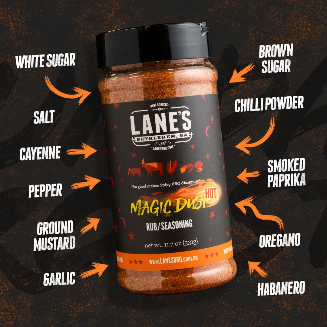 Lanes BBQ Magic Dust Hot Rub
