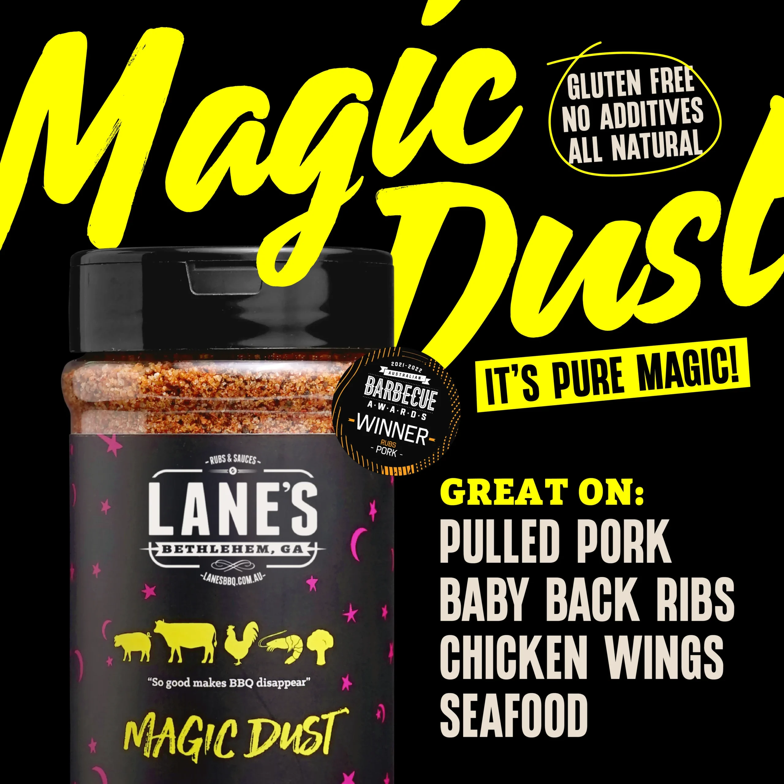 Lanes BBQ Magic Dust Rub