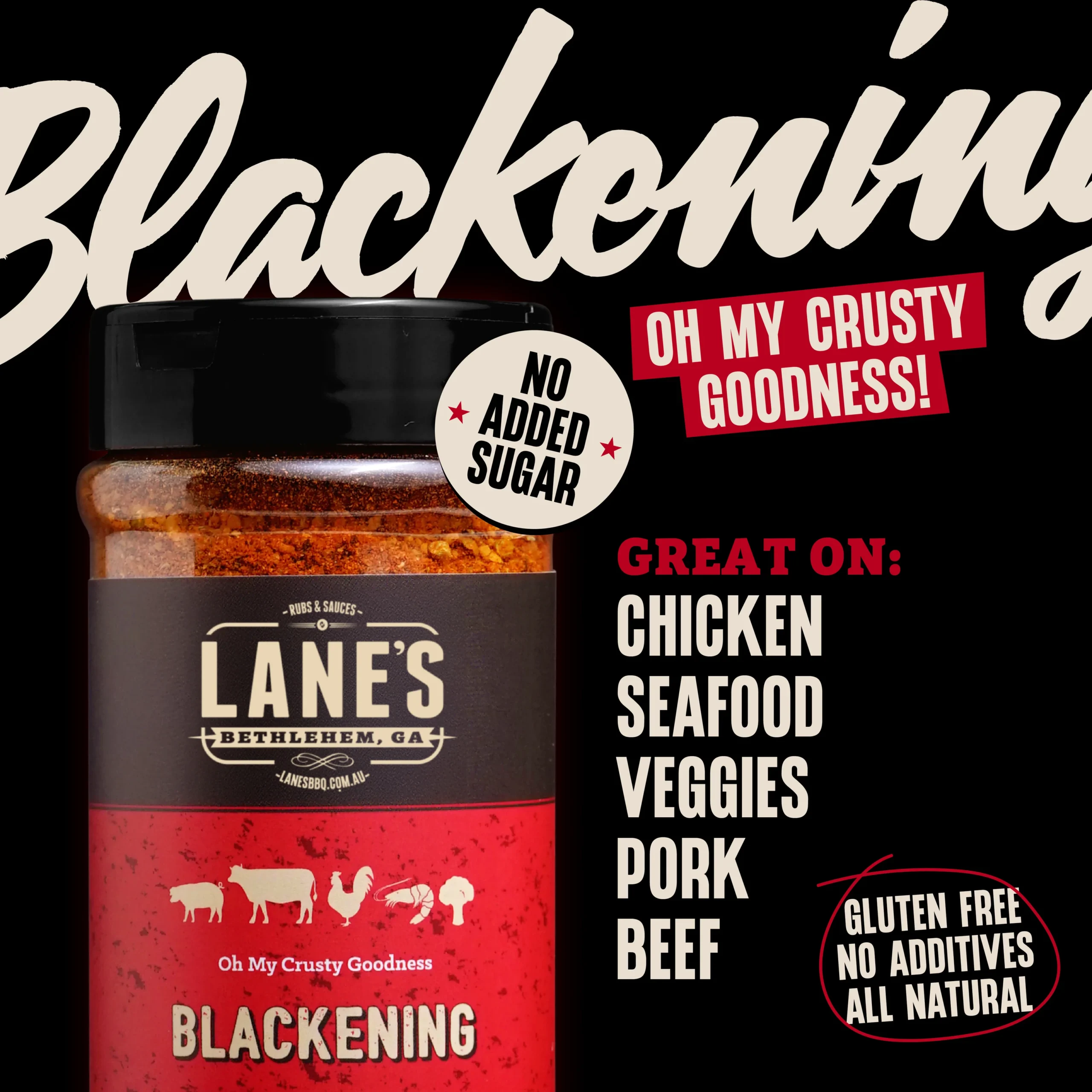 Lanes BBQ Blackening Rub