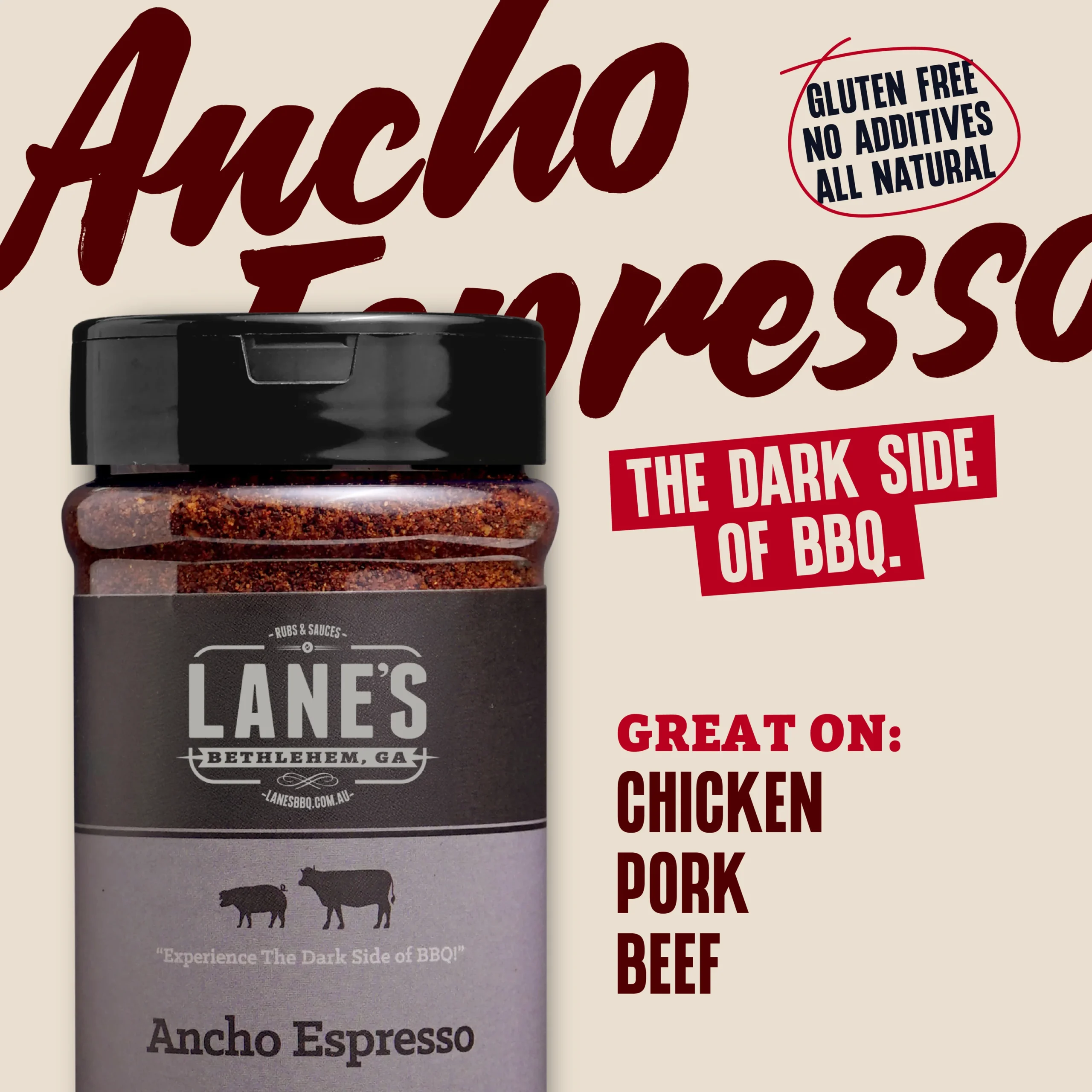 Lanes BBQ Ancho Espresso Rub