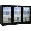 Rhino Commercial 3 Door Glass Bar Fridge