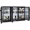 Rhino Commercial 3 Door Glass Bar Fridge