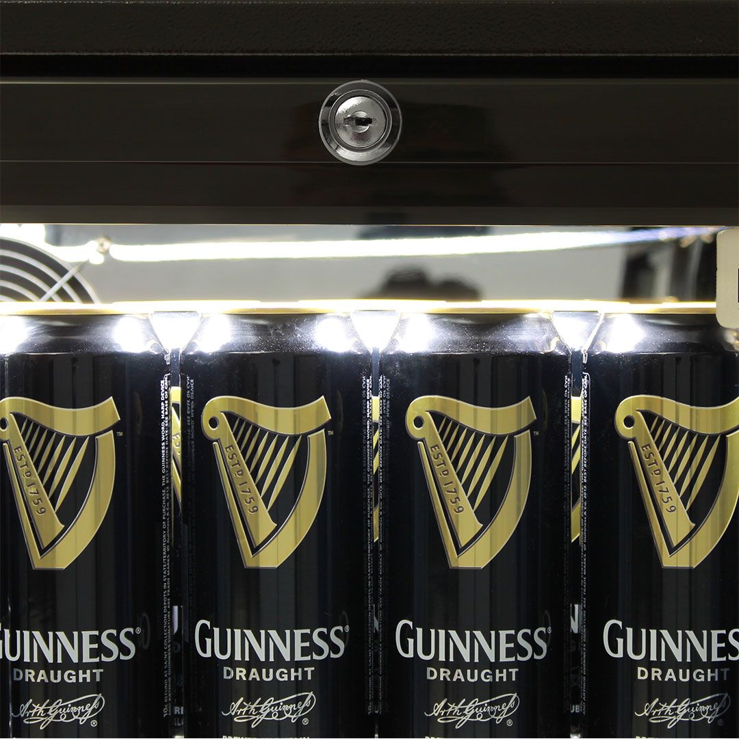 Rhino Commercial 3 Door Glass Bar Fridge