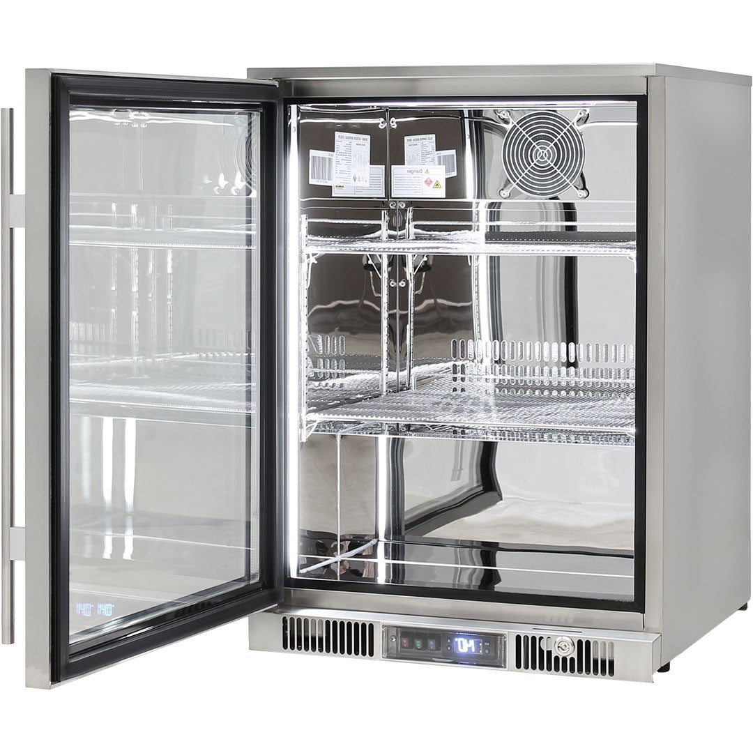Rhino – ENVY 1 Door Alfresco Bar Fridge – Left Hinged ENV1L-SS 4