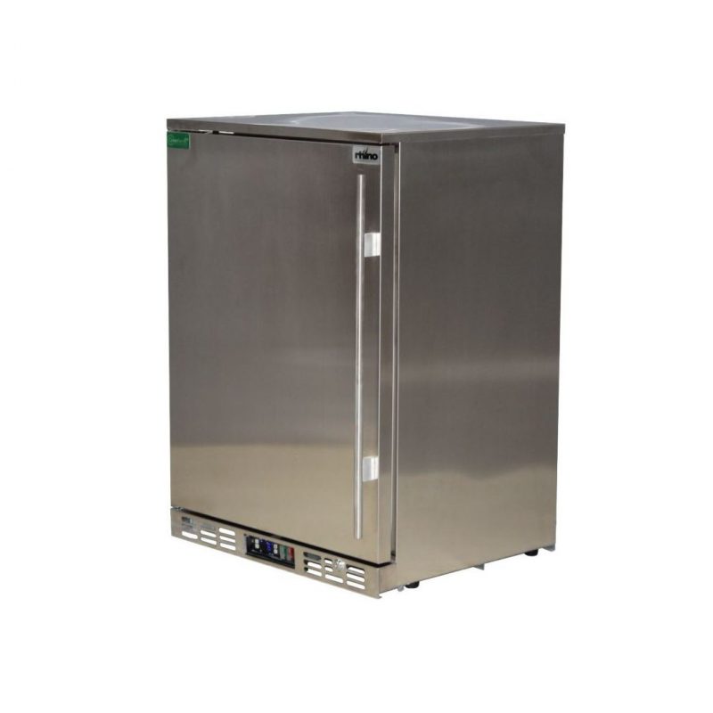 Rhino Stainless Steel 1 Door Solid Stainless Bar Fridge Left Hinged
