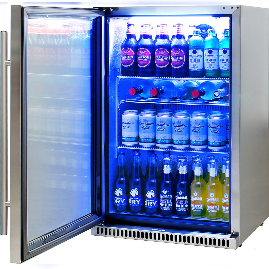 Schmick Stainless Outdoor Bar Drinks Fridge Model SK118L-SS