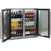 Schmick Stainless Bar Fridge 2 Door SK190-SS