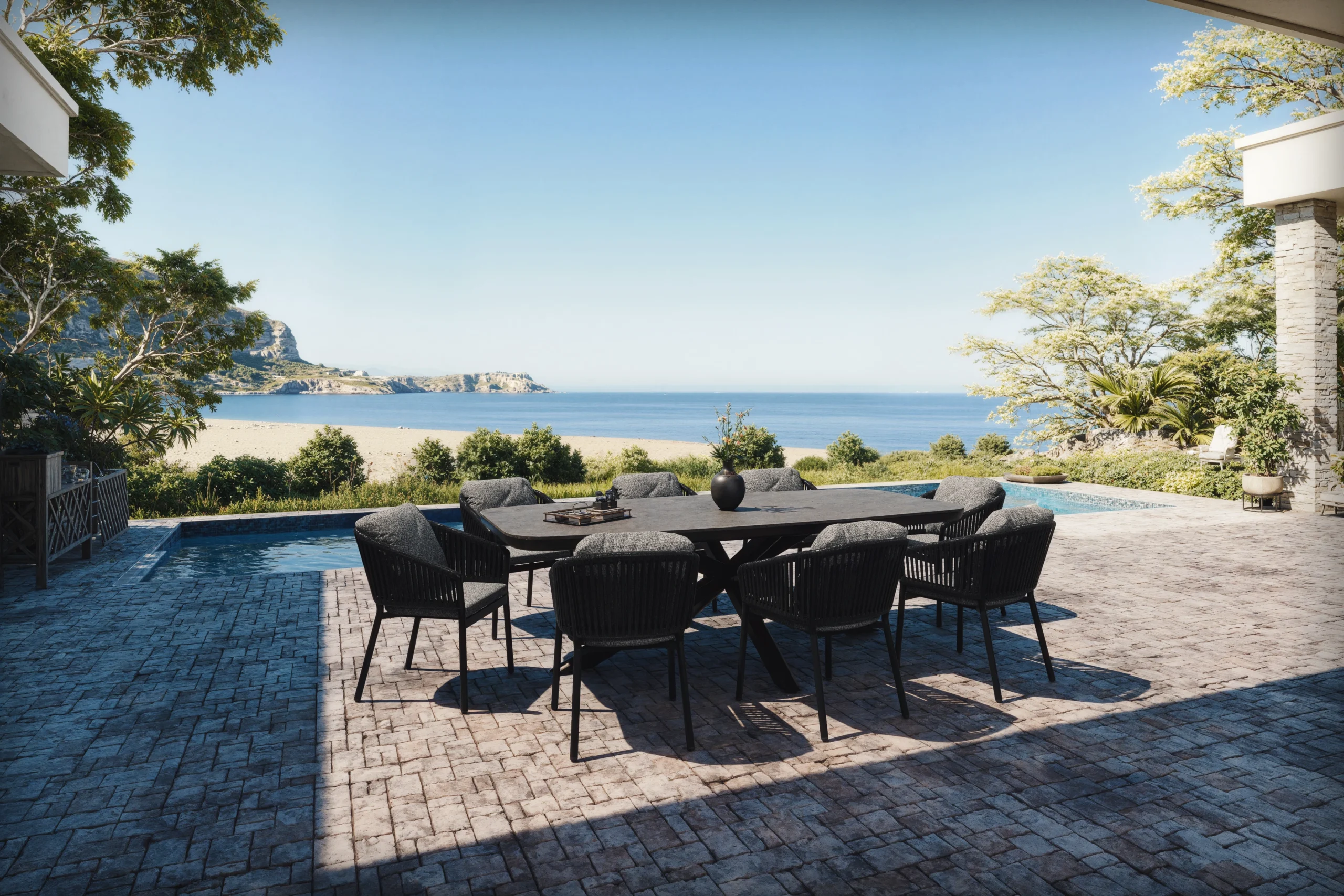 Melton Craft Tuscany & Agusta Setting Charcoal