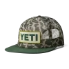Yeti Mid Pro Flat Brim Mesh Hat Camo Green