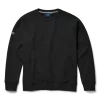 Yeti Brushed Fleece Crewneck Pullover Black