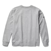 Yeti Brushed Fleece Crewneck Pullover Gray Rear