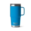 Yeti Rambler 20 oz Travel Mug with Stronghold Lid Big Wave Blue