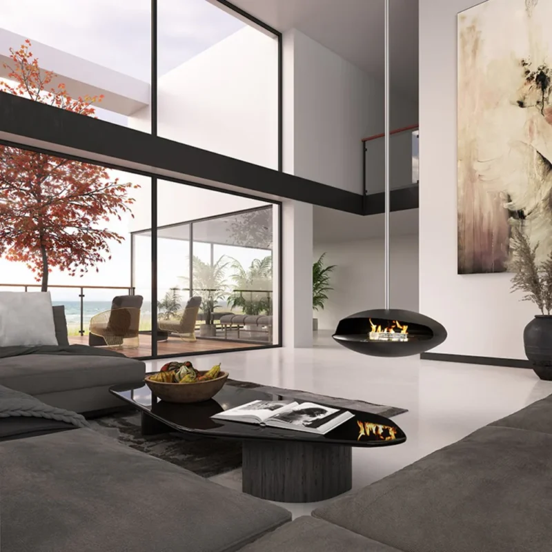 Decoflame Net Zero Suspended Fireplaces