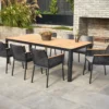 Melton Craft Bonn Apex 9 Piece Dining Setting Black