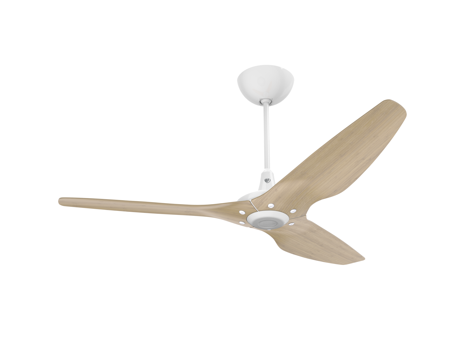 Big Ass Fans Haiku 152cm Universal Mount White Natural Bamboo